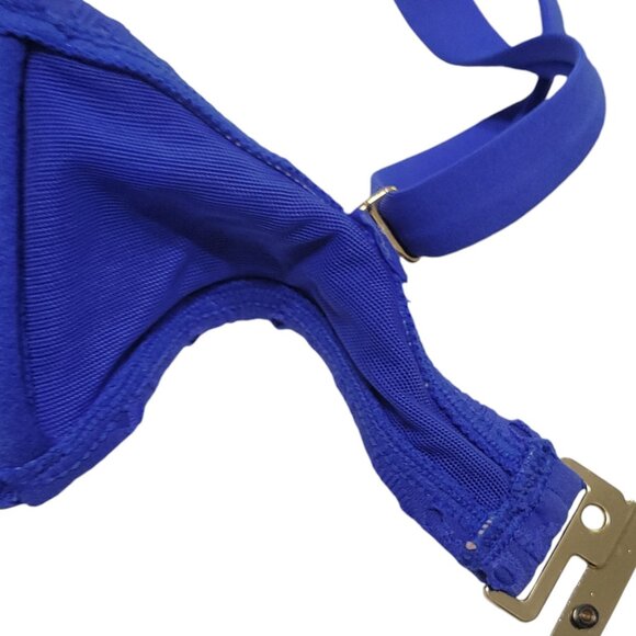 Sea Level Swim Australia Chantilly Bandeau Swim Top Azure DD/E Cup  US 4 - Picture 12 of 15